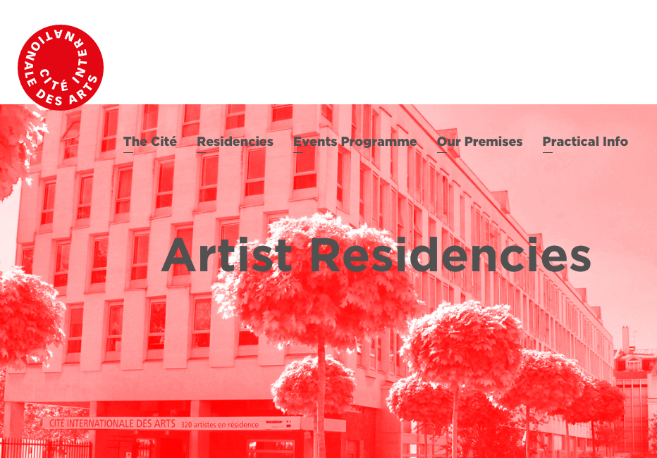 Appel à candidature – Résidences à la cité internationale des arts à Paris